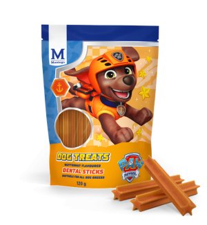 Montego PAW Patrol Butternut Flavoured Dental Sticks 120g (Pack of 10)