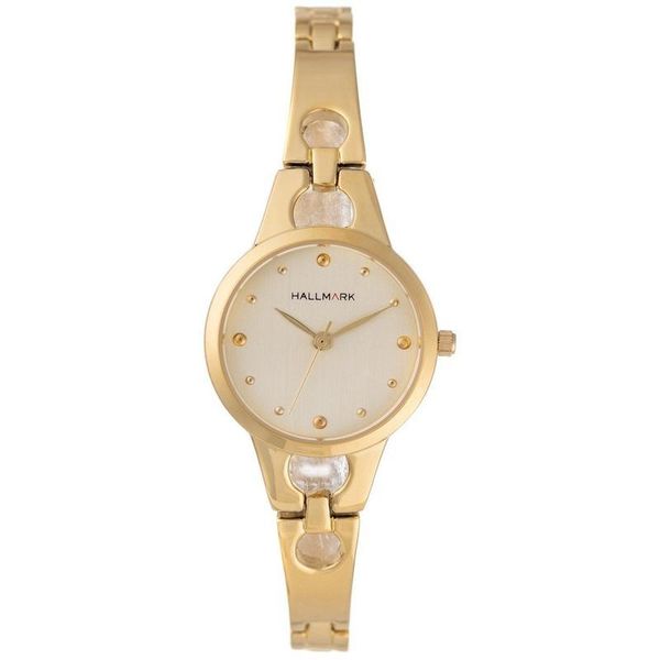 Hallmark Ladies Gold Beige Dial HA1434C