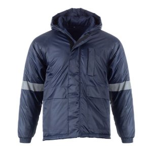 Double Insulated Freezer Jacket With Reflective Tape
