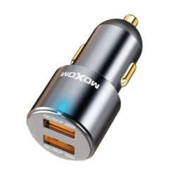 MX-VC19 60 W Car Charger - 2 × USB-C PD 30 W + USB-A QC 18 W