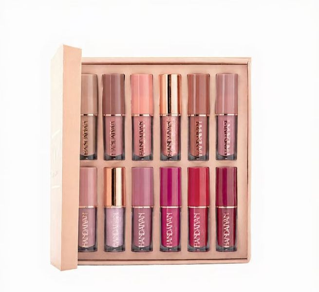 12-Piece Set - Non-Sticky Lipstick Color-Changing Lip Gloss