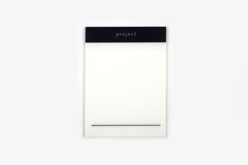 Transparent Clear Sticky Notes Project - 50 sheets