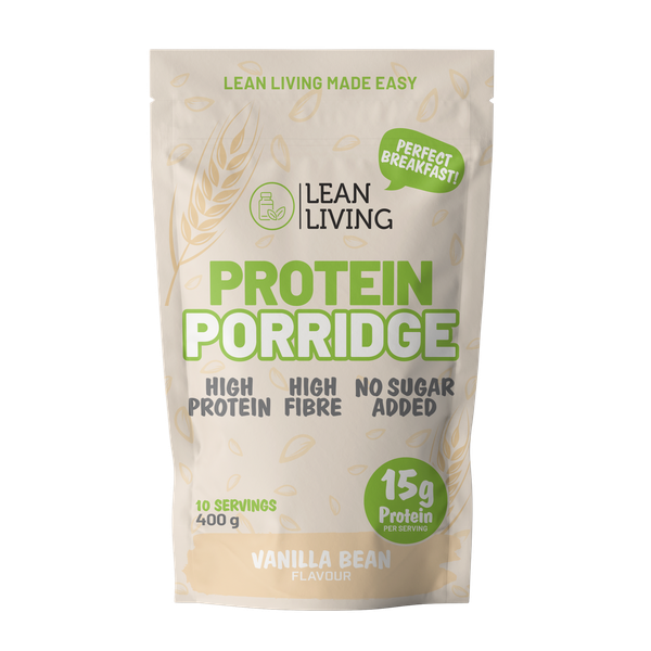 Lean Living Protein Porridge Vanilla Bean- High Protein Breakfast Meal