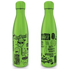 Rick and Morty Quotes Metal Drinks Bottle (Parallel Import)