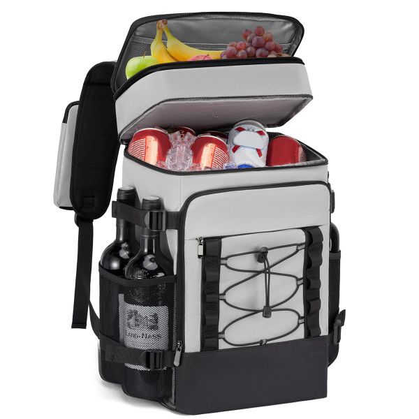 Cooler Backpack Insulated Portable 2 Leak Proof Compartments Coolers Bag