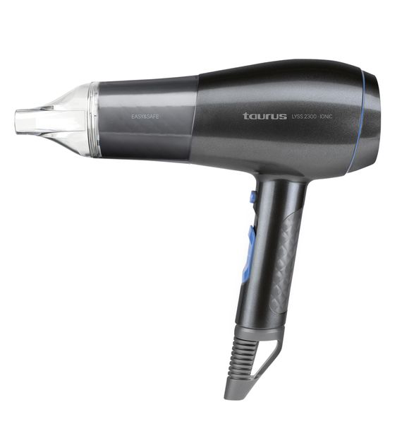 Taurus 2200W DC Hair Dryer Ionic 2 Speed Black "Lyss 2300 Ionic