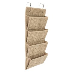 Creative Deco 4 Pocket Door Hanging Storage Organizer - Earth Brown
