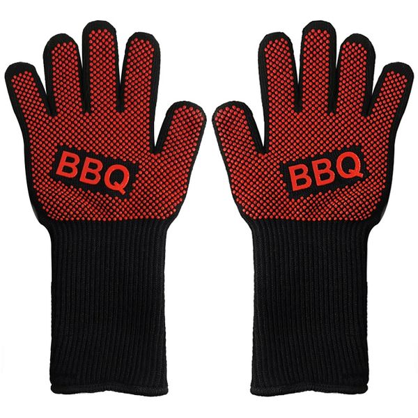 BBQ Braai Gloves - Red