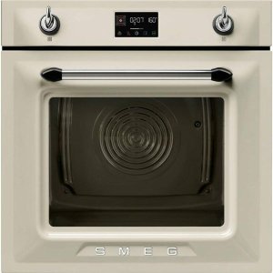 Smeg SOP6902S2PP Pyro Victoria steam Galileo Oven - 60cm - Cream