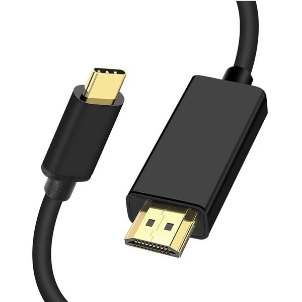 Type-C To HDMI Cable For Home Office 4K@60Hz High Speed enabled TV/Monitor