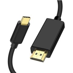 Type-C to HDMI Display Adapter Cable 1.8m-Easy Plug &amp; Play Screen Extension