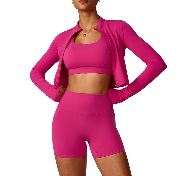 Women's Sports Set 3-piece Stylish Activewear Set for Women