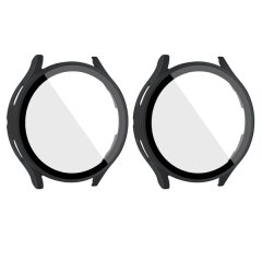 Twin Pack 44mm Screen Protector Hard Case compatible with Galaxy Watch 6