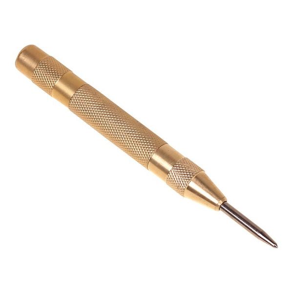Garvin - Automatic Center Punch - 125mm - Brass Body - 4 Pack