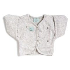 Butterfly Cardi Grey Marle