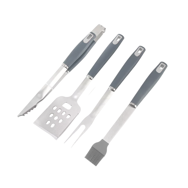 Premium Stainless Steel 4 Piece Braai/Barbecue Set