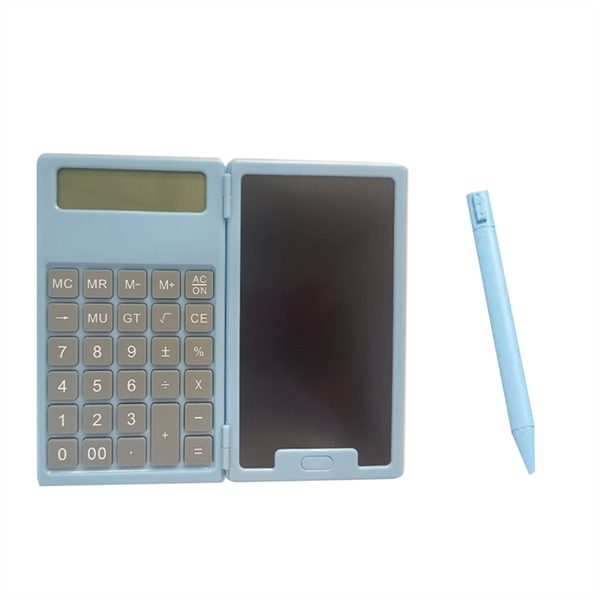 School Season Scientific Calculator Folding Tablet,Lake Blue