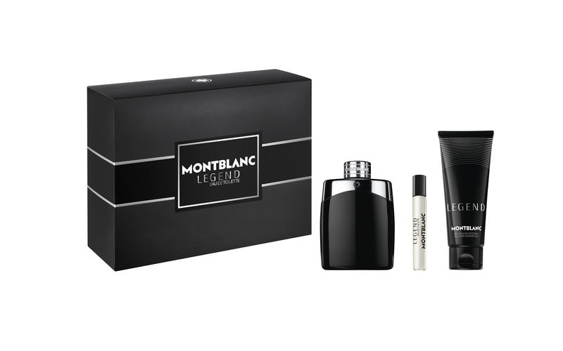 Montblanc Legend Set, 100ml Edt + 7.5ml Travel Spray + 100ml Shower Gel