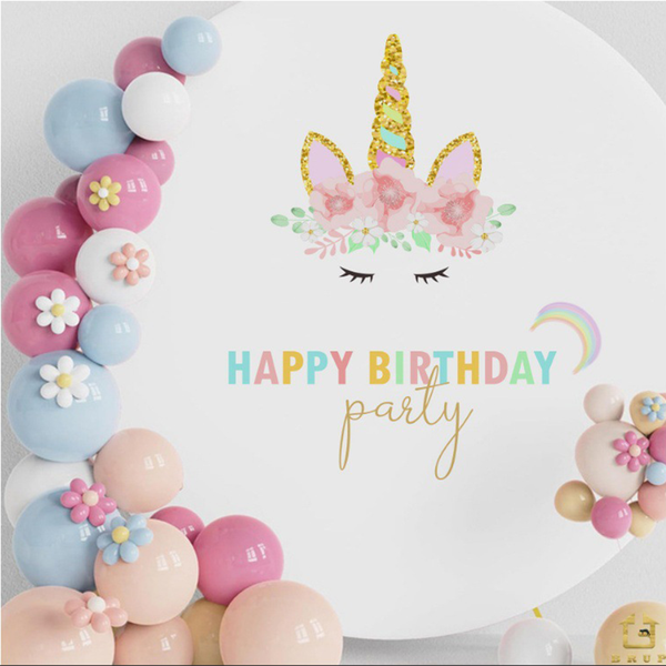 Birthday Party Decoration Self-Adhesive Sticker