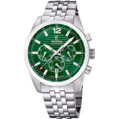 Festina Green Timeless Chronograph