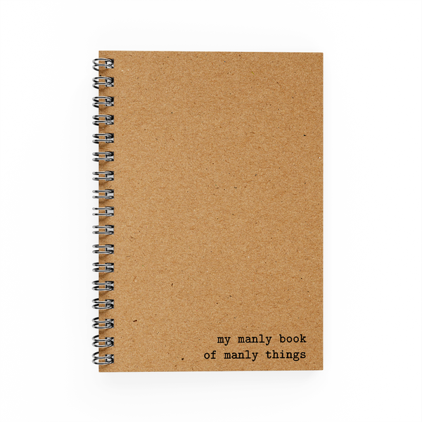 A5 Notebook - Manly Book