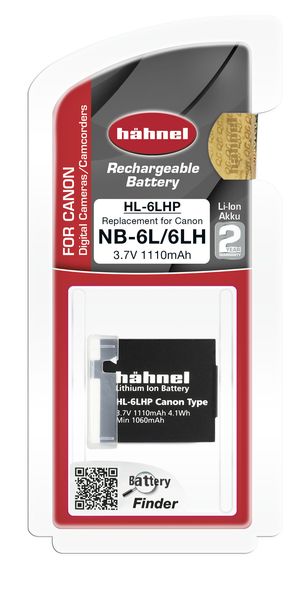 Hahnel HL-6LHP 3.7v 1110mAh Li-Ion Battery for Canon