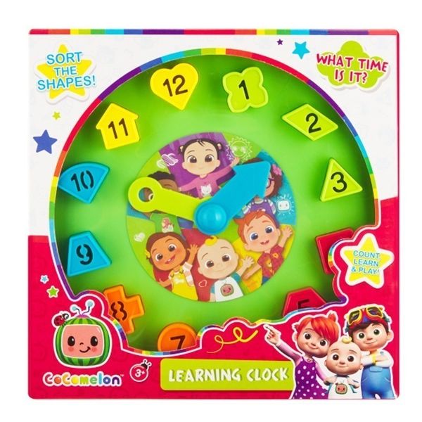Cocomelon Learning Clock Shape and Sort