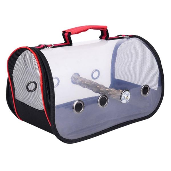 PVC Transparent Bird &amp; Animal Cage Backpack Carrier Travel Bag