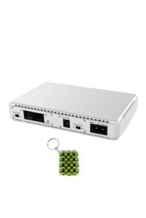 Q-UP1000 Andowl Mini DC UPS 12000mAh - Portable UPS &amp; Key holder