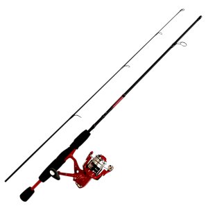 Kingfisher Poseidon Led Kiddies Rod &amp; Reel Combo 5' Red 2 Piece