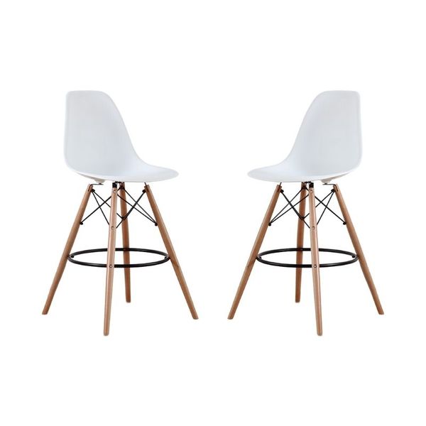 GOF Furniture-Kim Bar Stool White