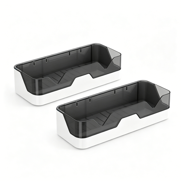 Pack of 2 Bathroom Shelves, No Drilling Bathroom Shelves, Shower Shelf