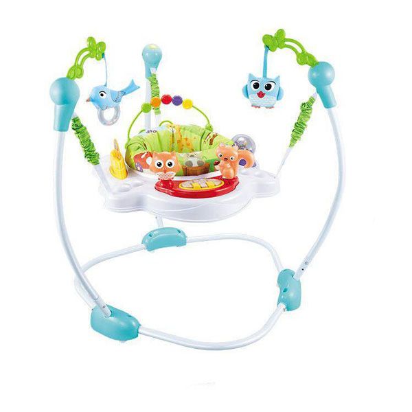 Baby Jumper with Sturdy Freestanding Steel Frame for Safe Jumping