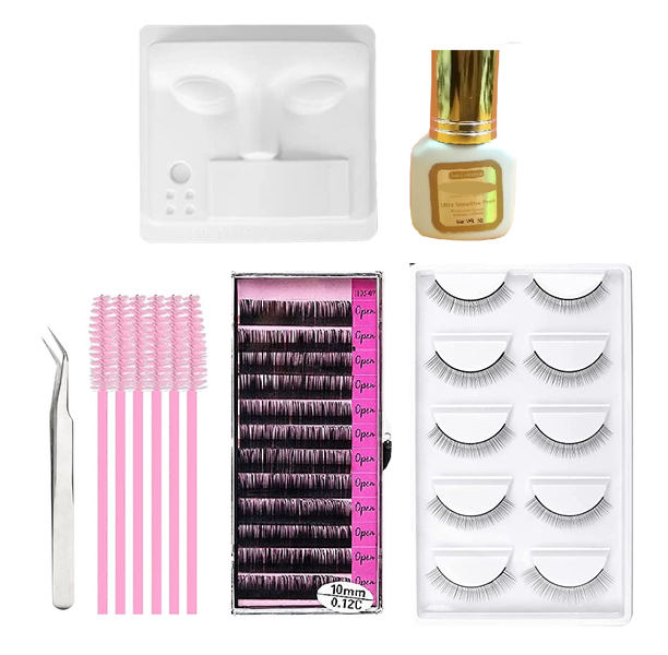 iMbali Individual Eyelashes Basic Practise Kit