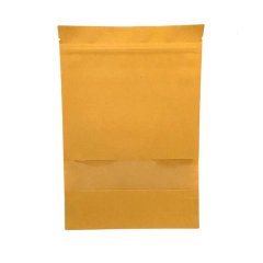 Brown Craft Windowed Heat Seal Bags - 130 x 180mm - 100 Pack