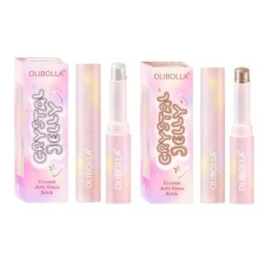 Crystal Jelly Glaze Stick Makeup 1x Rosy Gem 1x Starlit Sliver