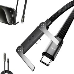240W ultra fast charging with bracket,Type-C to Type-C,