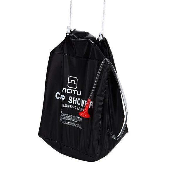 40L Solar Heated Camp Shower Bag with Nozzle