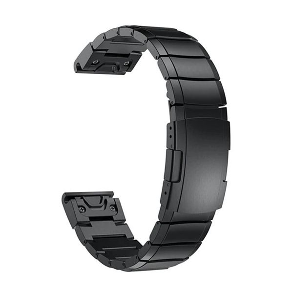 FocusFit Quick Fit S/Steel Strap For Garmin Fenix 5/6/7 Forerunner 955 22mm