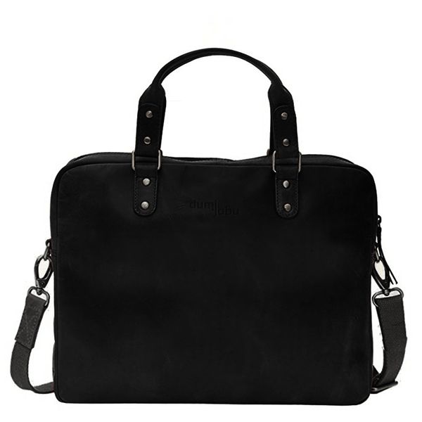 Simplistic Genuine Leather Laptop Bag | 11" - 13