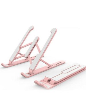 Laptop Stand Foldable Support (pink)
