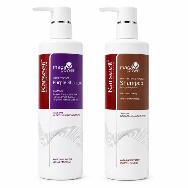 Karseell Purple Moisture Shampoo Duo - Blonde &amp; Hydrating Hair Care Set