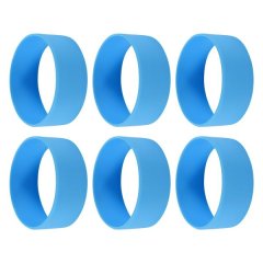 6Pcs Silicone Bands for Sublimation Tumbler Shrink Wrap Heat-Resistant