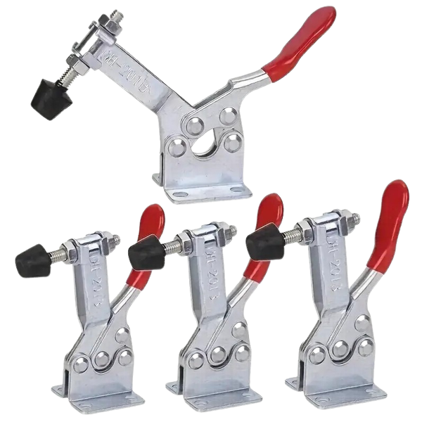 100kg Heavy-Duty Toggle Clamp Set (4-Piece) - GH-201B