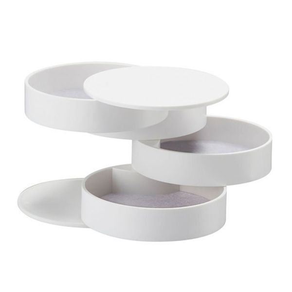 4 Layered Multifunction Jewelry Storage Box Organizer