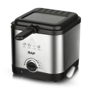 Multi-Functional Mini Electric Digital Deep Fryer Non-Stick Steel Basket
