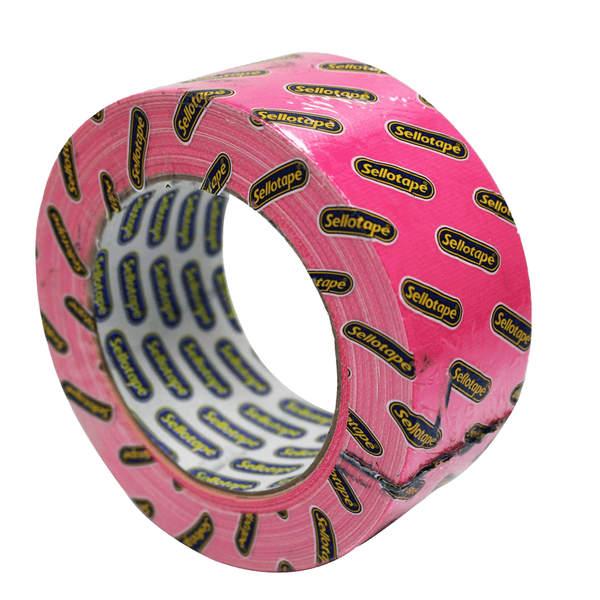 Tape Sello Duct Lumo Pink 48Mmx20M - 3 Pack