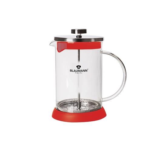 Blaumann 600ml Coffee &amp; Tea Plunger - Red