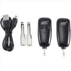 Uhf Wireless System Wireless Guitar Pickup Audio Transmitter Receiver