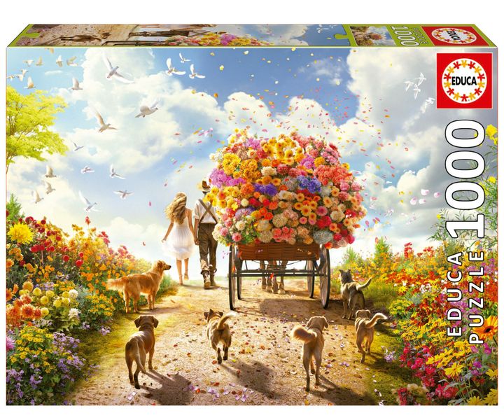 Educa Carrying Flowers 1000 Piece Puzzle